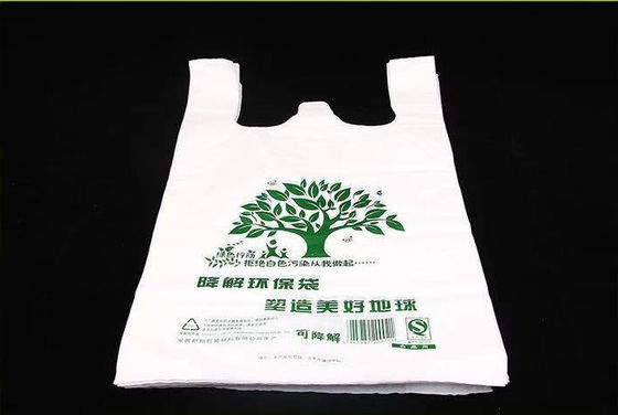 Жилет кукурузного крахмала сливк Tote Biodegradable устранимые сумки