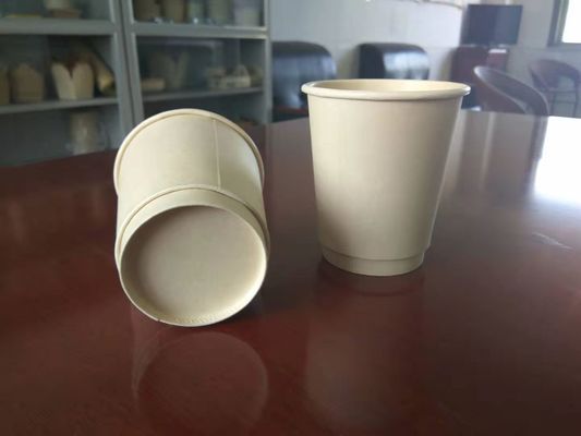 Отсутствие бумажного стаканчика PLA запаха устранимого, бумажного стаканчика стены бамбукового затвора двойного