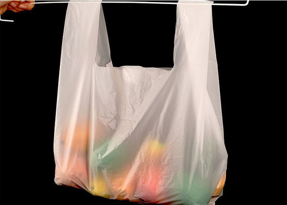футболки плода овоща 14x50cm полиэтиленовый пакет белой Biodegradable устранимый