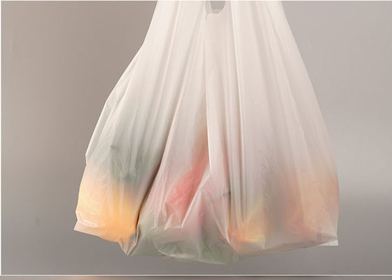 футболки плода овоща 14x50cm полиэтиленовый пакет белой Biodegradable устранимый