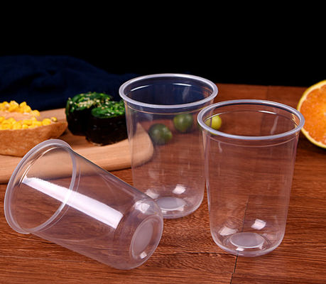 пластиковая подковообразная чашка PP еды волдыря 95-700ml с фруктовым соком чая молока