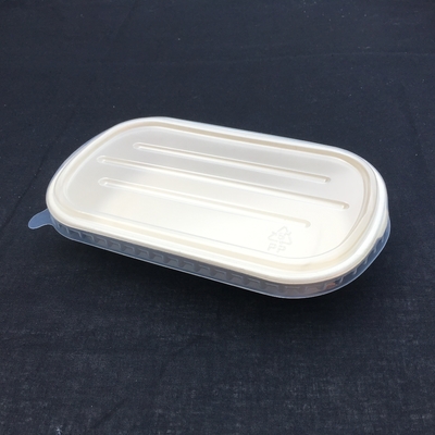 Салата сахарного тростника 100% коробка для завтрака Biodegradable устранимая с прозрачной крышкой