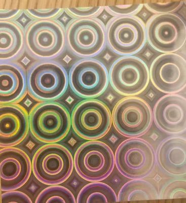 12mic PET/17mic bopp голографическое металлизированное покрытие для УФ-печати