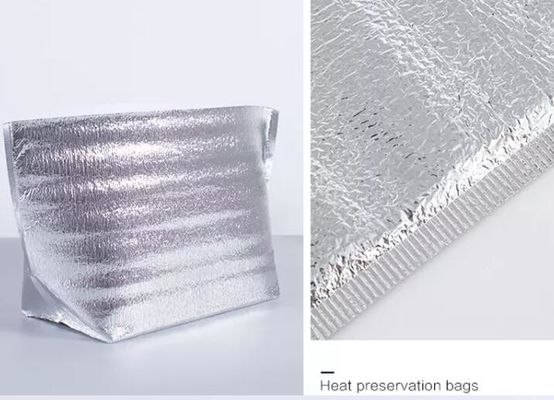 доставки рта 40*50cm сумка изоляции алюминиевой фольги плоской термальной упаковывая